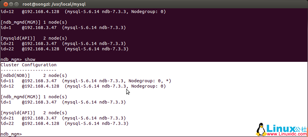 Ubuntu 下 MySQL Cluster 安装和配置 Ubuntu 下 MySQL Cluster 安装和配置