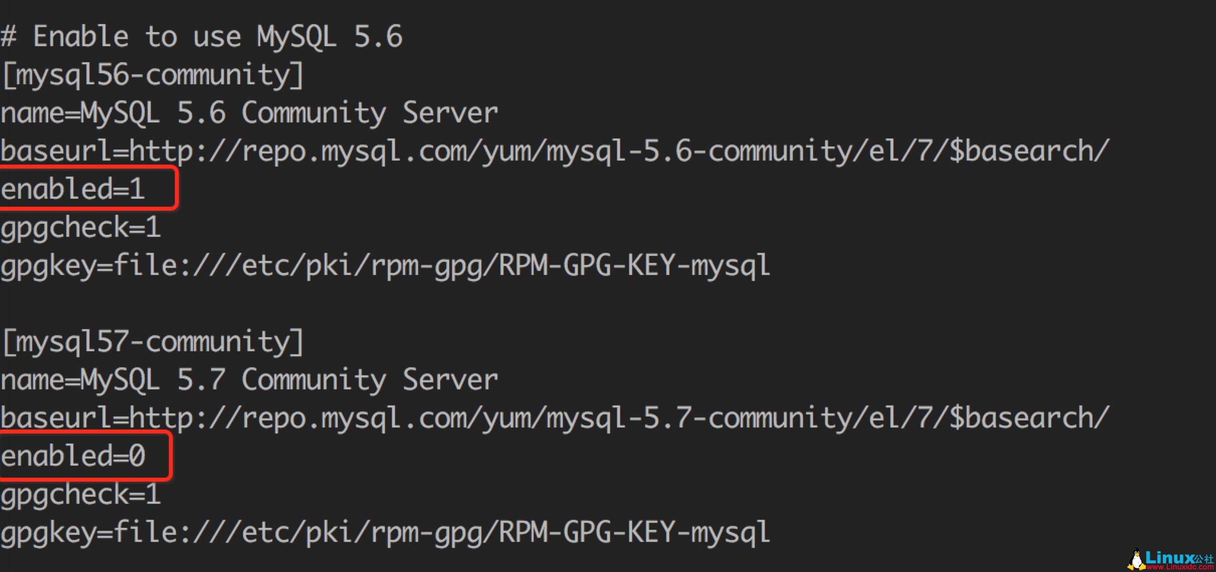 CentOS7 下 MySQL5.7 安装与配置(YUM) CentOS7 下 MySQL5.7 安装与配置(YUM)