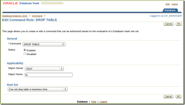 使用技术手段限制 DBA 的危险操作—Oracle Database Vault