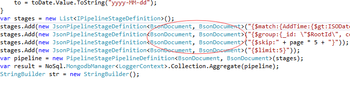 MongoDB 在 CSharp 里实现 Aggregate