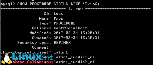 MySQL 中的存储过程和函数