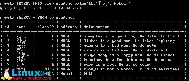 MySQL 视图的基本操作 MySQL 视图的基本操作