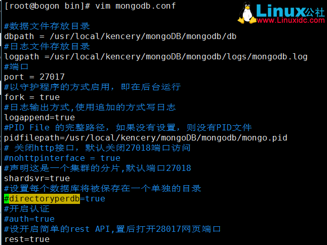 Linux 下 MongoDB 安装配置详解 Linux 下 MongoDB 安装配置详解