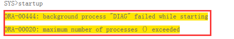 Oracle 数据库的链接数目超标