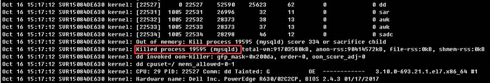 CentOS 7 下 MySQL5.7.23 的服务配置参数测试