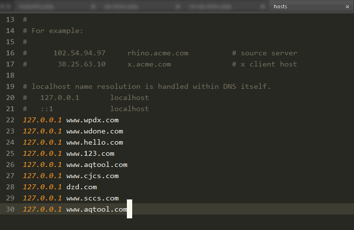 phpStudy 创建多个站点,绑定域名 phpStudy 创建多个站点,绑定域名