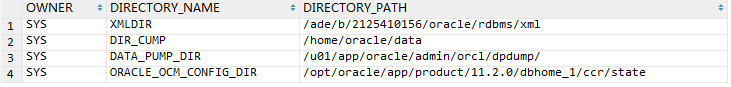 Oracle 数据泵的导入导出