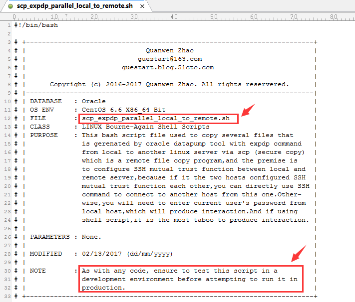 利用 Shell 脚本实现将 Oracle 数据库的每日 EXPDP 导出文件复制到远程服务器 利用 Shell 脚本实现将 Oracle 数据库的每日 EXPDP 导出文件复制到远程服务器