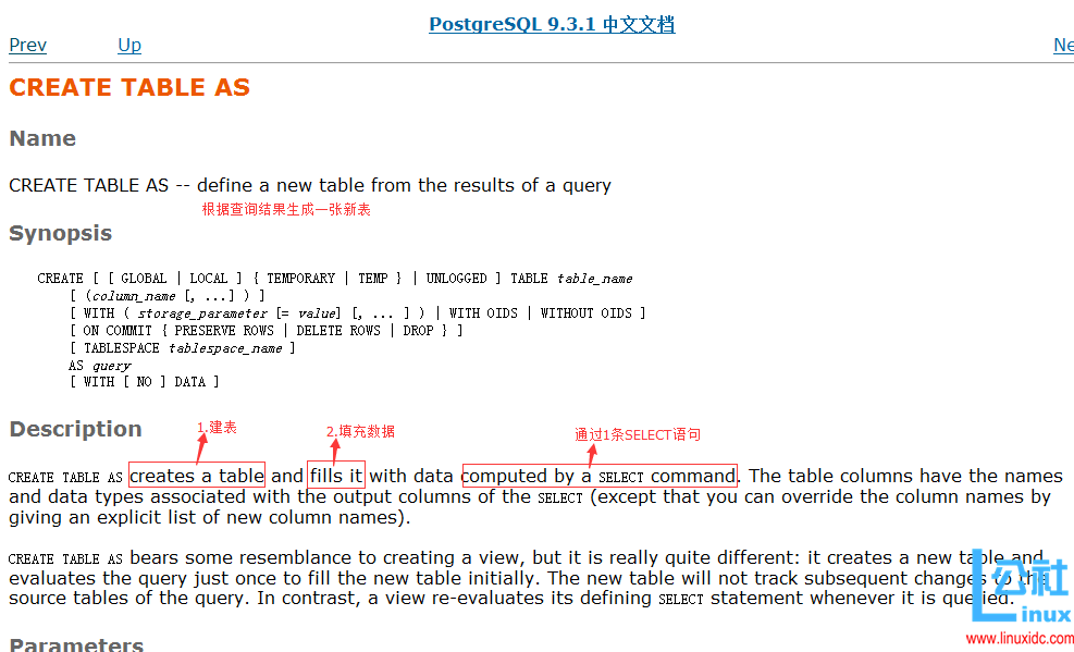 PostgreSQL 动态表复制(CREATE TABLE AS&CREATE TABLE LIKE) PostgreSQL 动态表复制(CREATE TABLE AS&CREATE TABLE LIKE)