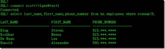 Oracle Database 12c Data Redaction 介绍