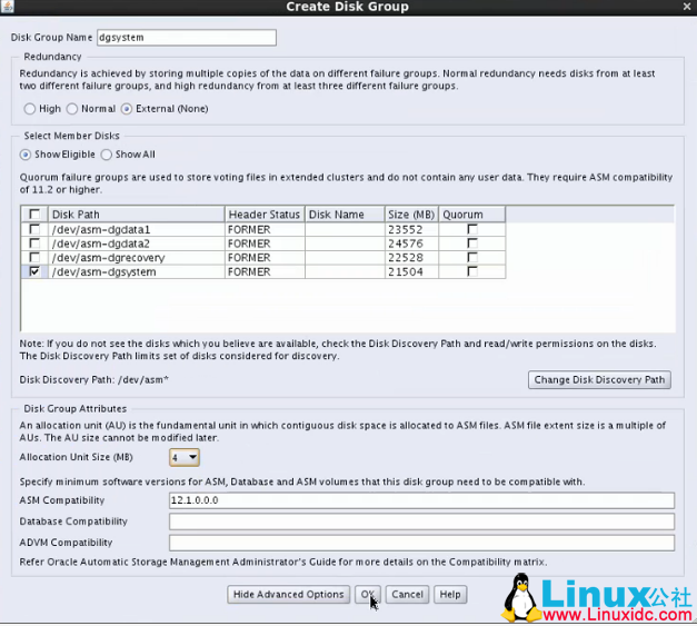 CentOS 7.2 安装 Oracle 12c RAC