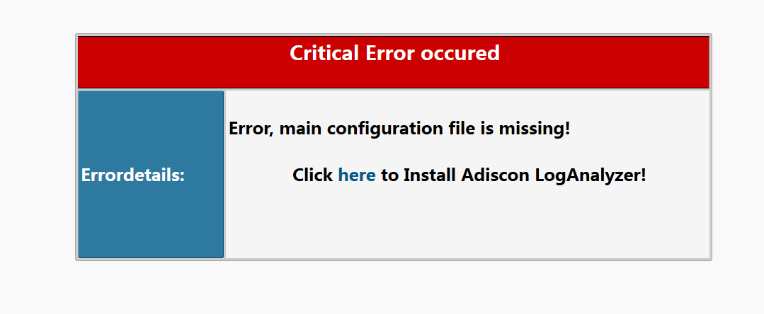 通过 LogAnalyzer 展示数据库中的日志