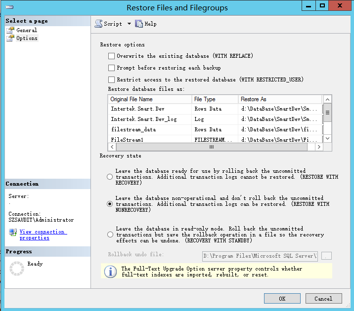 用备份事务日志尾部来还原 MSSQL 数据库误操作