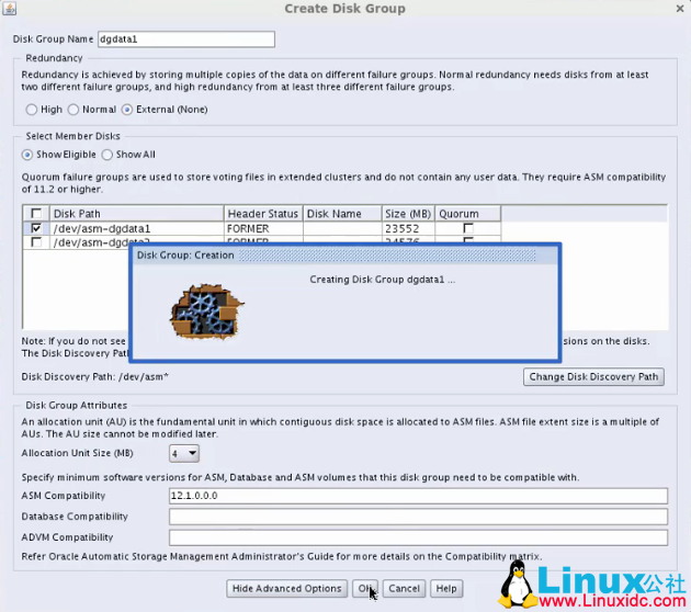 CentOS 7.2 安装 Oracle 12c RAC