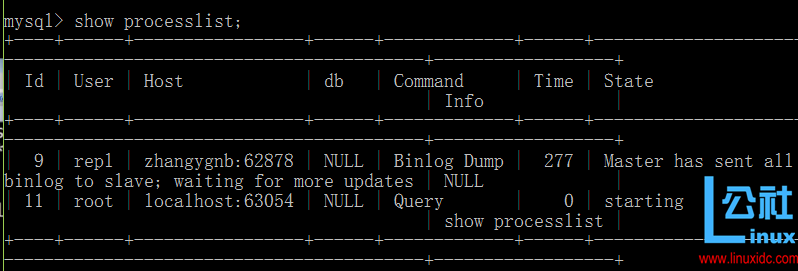 MySQL 基于日志点的复制