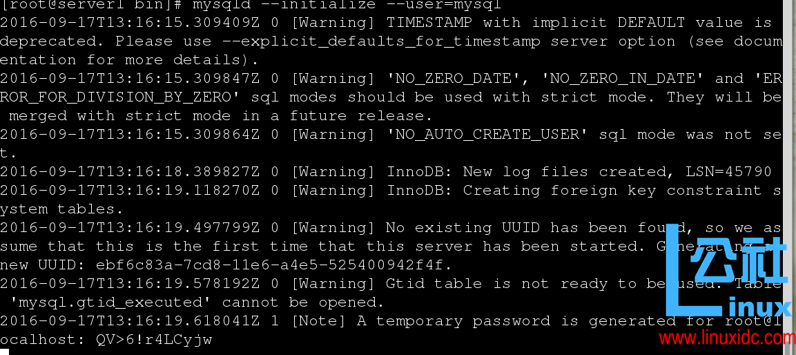 MySQL 源码安装、配置、初始化及启动