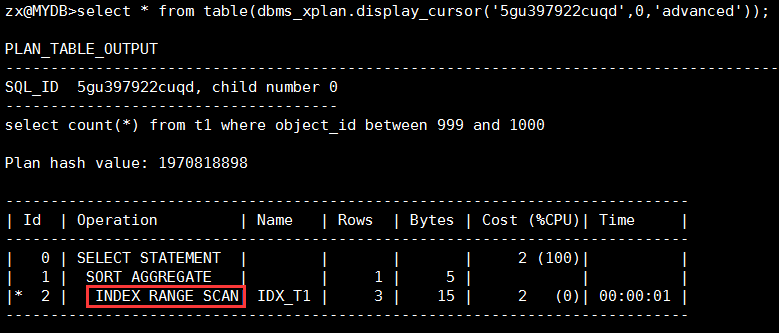 Oracle 绑定变量窥探
