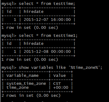 MySQL 时间类型 DATE、DATETIME 和 TIMESTAMP MySQL 时间类型 DATE、DATETIME 和 TIMESTAMP