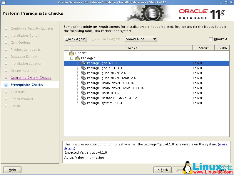 Linux 安装 Oracle 11g R2 Linux 安装 Oracle 11g R2