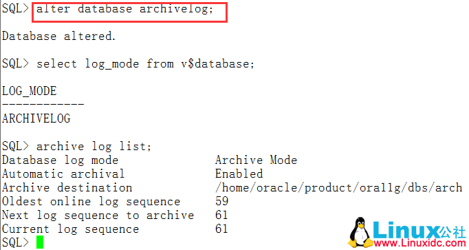 如何把 Oracle 数据库设置为归档模式? 如何把 Oracle 数据库设置为归档模式?