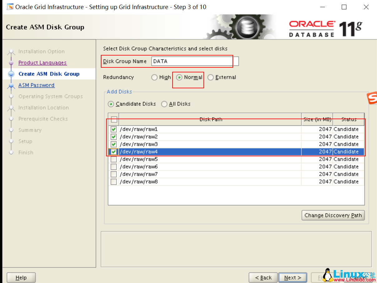 Oracle 11g Grid for Linux 安装指南 Oracle 11g Grid for Linux 安装指南