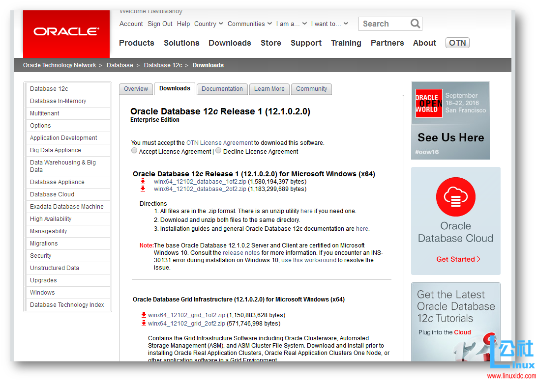 通过 MSSQL 连接服务器连接至 Oracle 数据库