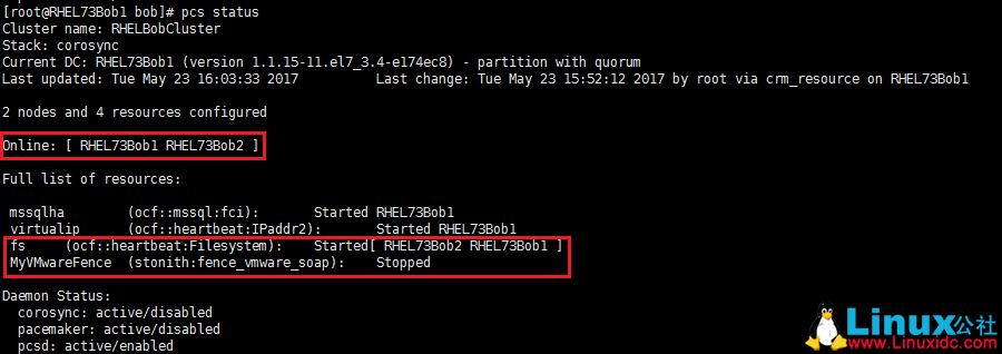 RHEL Pacemaker 中配置 STONITH