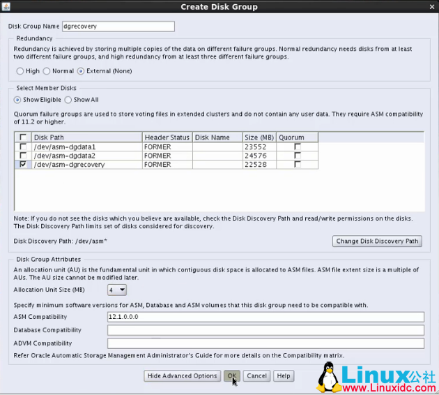 CentOS 7.2 安装 Oracle 12c RAC
