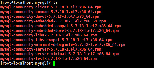 CentOS 7.3.1611 下 rpm 方式安装 MySQL 5.7.18 教程