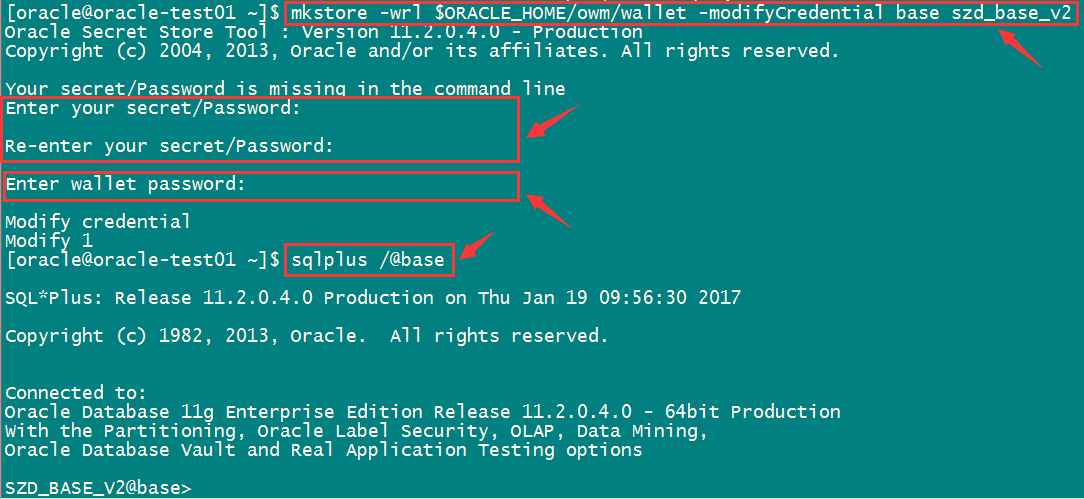 使用 Oracle 的 Security External Password Store 功能实现无密码登录数据库 使用 Oracle 的 Security External Password Store 功能实现无密码登录数据库