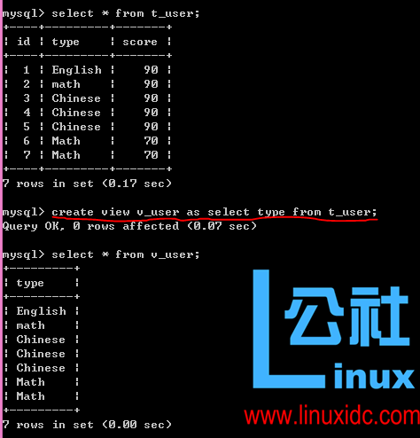 MySQL 学习笔记—视图 MySQL 学习笔记—视图