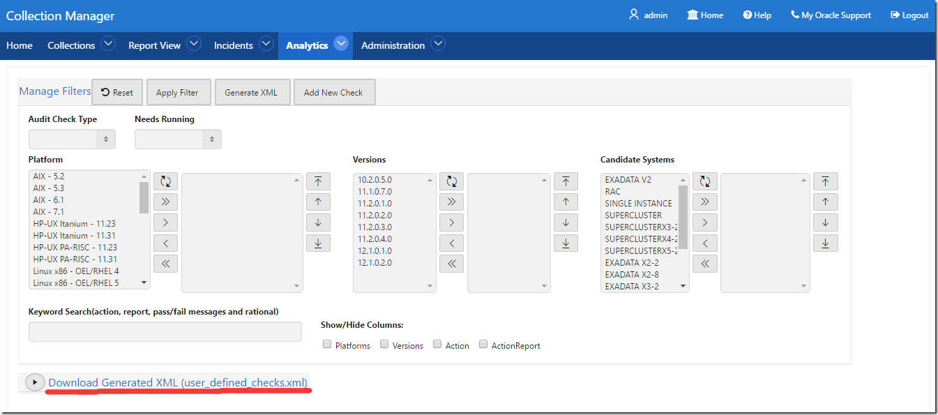 使用 Oracle 官方巡检工具 ORAchk 巡检数据库