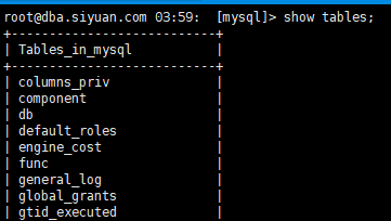 MySQL 8.0 四个默认数据库分析