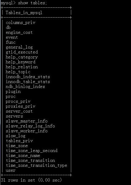 MySQL 数据库简单操作及事务和索引