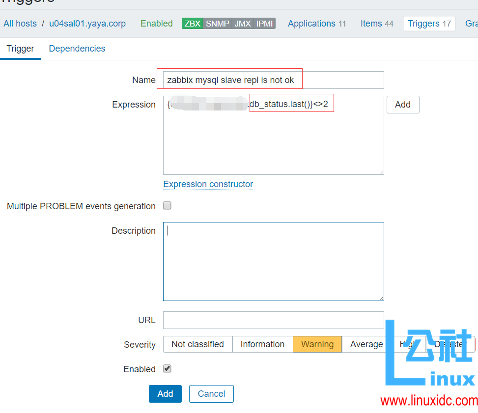 Zabbix3.0.4 监控 MySQL 主从同步 Zabbix3.0.4 监控 MySQL 主从同步