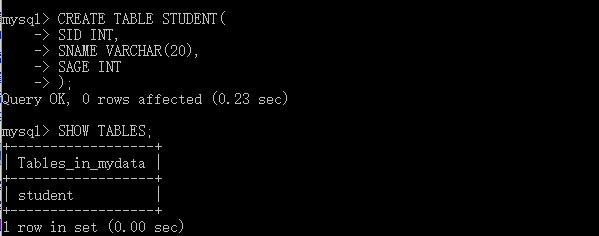 MySQL 基础操作之对数据库和表的增删改查