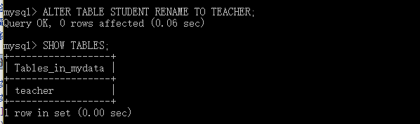 MySQL 基础操作之对数据库和表的增删改查