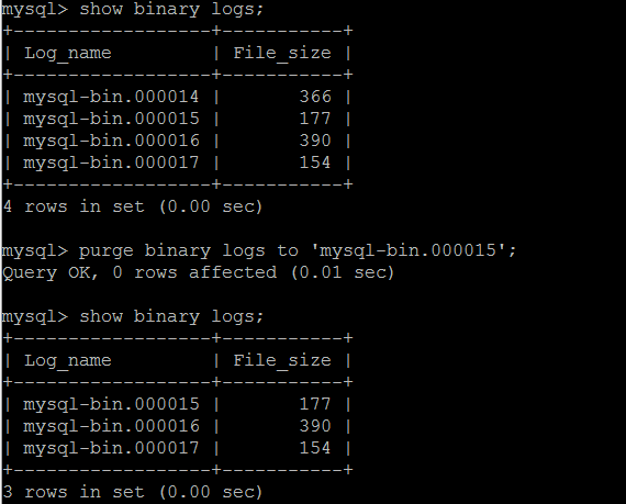 MySQL 二进制日志(binary log)总结 MySQL 二进制日志(binary log)总结