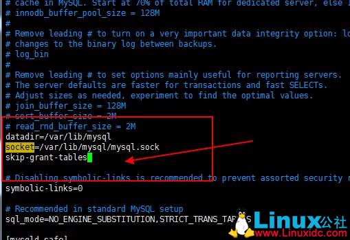 CentOS 7.2 下重置 MySQL root 密码 CentOS 7.2 下重置 MySQL root 密码