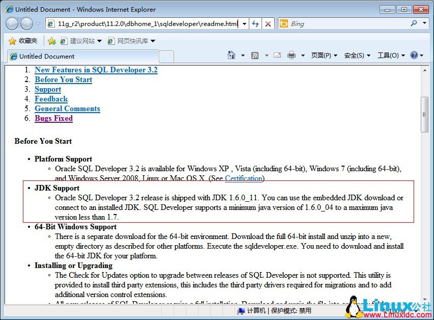 Oracle Database 11g Release 2 自带 SQL Developer 启动不了解决办法 Oracle Database 11g Release 2 自带 SQL Developer 启动不了解决办法