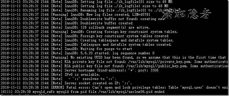 CentOS 7 安装 MySQL 5.6 遇到问题及解决方案