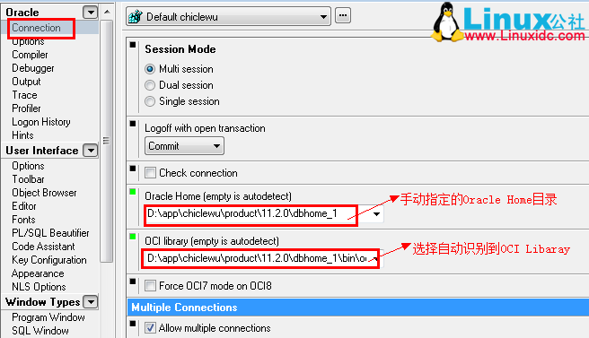 PL/SQL Developer 连接本地 Oracle 11g 64 位数据库和快捷键设置 PL/SQL Developer 连接本地 Oracle 11g 64 位数据库和快捷键设置