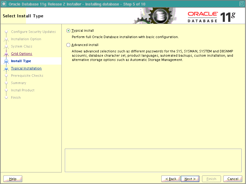 RHEL 5.7 下 Oracle 11g 单实例安装文档