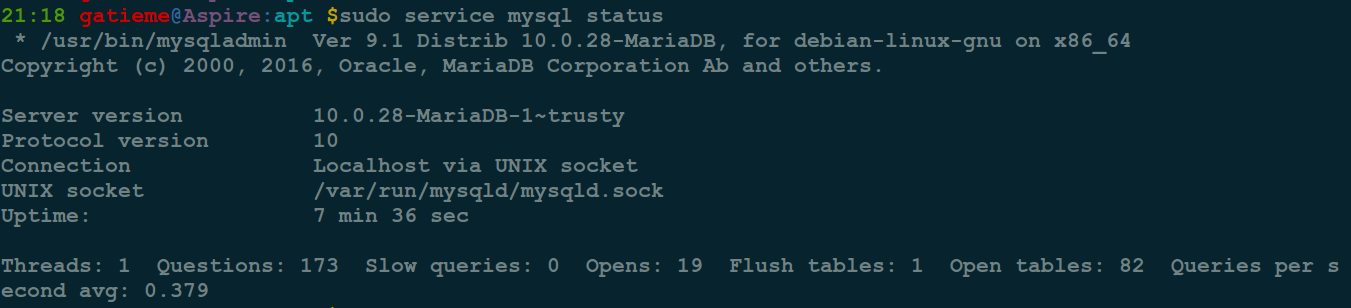 Ubuntu 14.04(Trusty)安装 MariaDB 10 数据库 Ubuntu 14.04(Trusty)安装 MariaDB 10 数据库