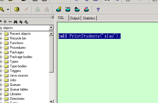 Oracle 存储过程和自定义函数