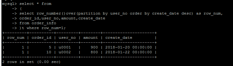 MySQL 8.0 新增 SQL 语法对窗口函数和 CTE 的支持 MySQL 8.0 新增 SQL 语法对窗口函数和 CTE 的支持