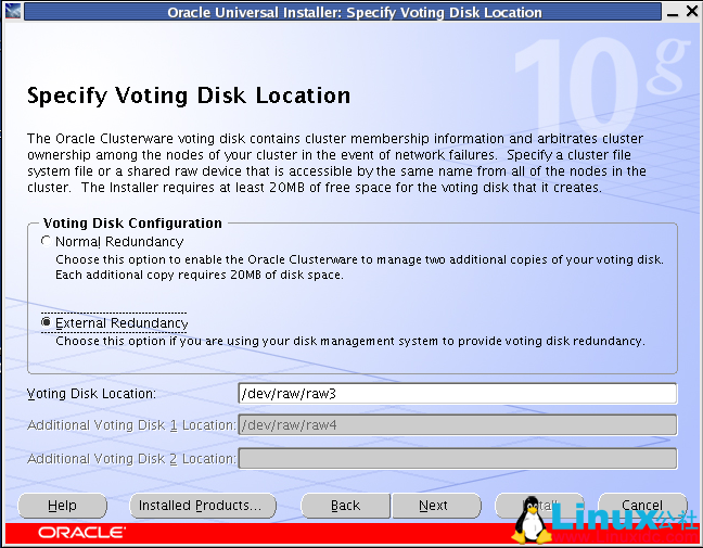 Oracle Linux 4.8 安装 Oracle 10g RAC 环境之 Cluster 安装 Oracle Linux 4.8 安装 Oracle 10g RAC 环境之 Cluster 安装
