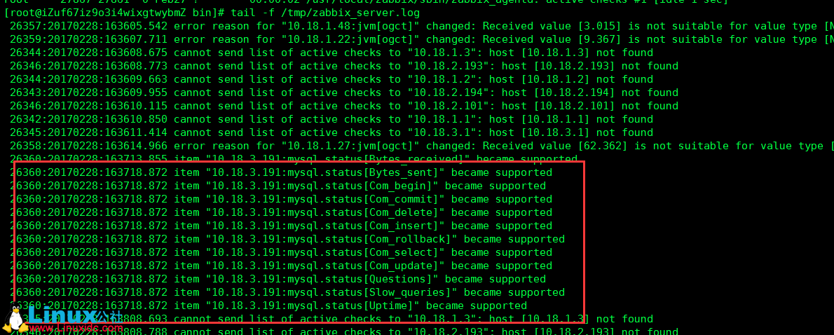 Zabbix 自定义监控 MySQL 性能状态