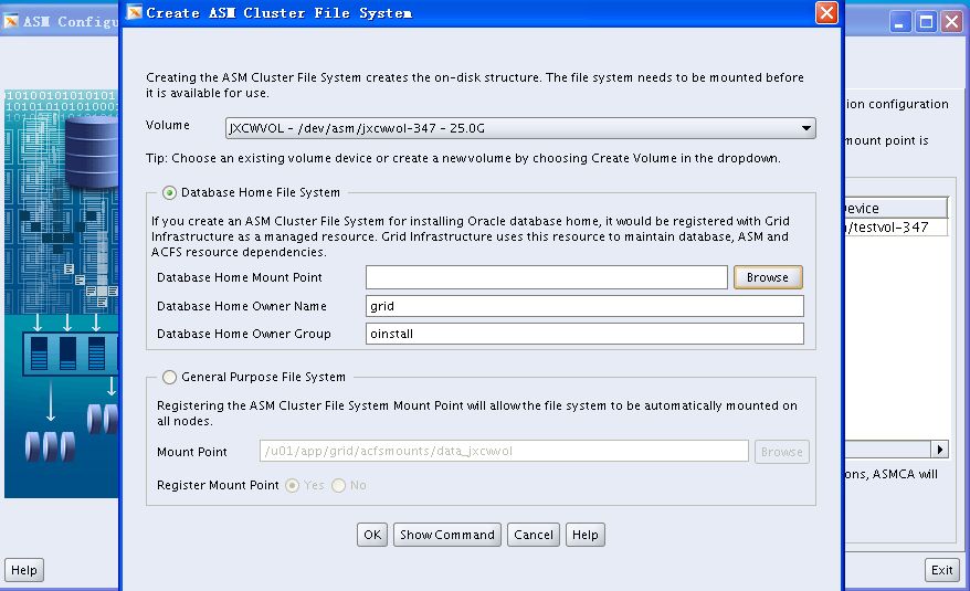 OEL6.5_X86 平台部署 Oracle 11gR2 RAC 并配置 ACFS