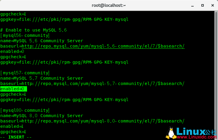 CentOS 7.6 下 yum 安装 MySQL 8.0 版本图文教程